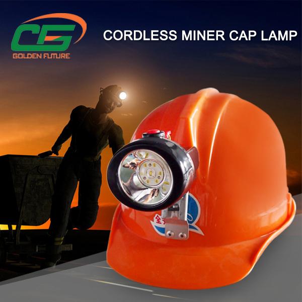 Lampu Kepala Tambang Anti Ledakan, Lampu Topi LED KL2.5LM Portabel dengan Penerangan 360° 4