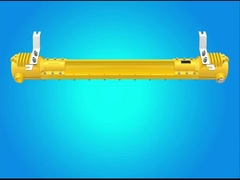 Lampu LED ATEX Anti Ledakan DL618 80W E Dengan Exd IIB+H2 T5 Gb untuk Lokasi Berbahaya