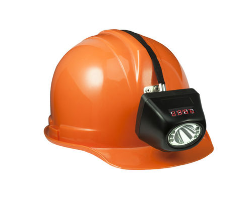ATEX KL4.5LM 7000 Lux Lampu Penambangan Cap LED Dengan 7Ah Baterai Li-ion Isi Ulang dan Bulletproof PC Housing