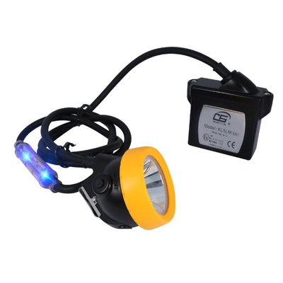 KL5LMD2 20000lux Portable LED Mining Headlamp Dengan Lampu Belakang Biru