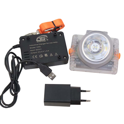 KL6LMA Lampu depan pertambangan LED 15000 Lux Baterai isi ulang dengan lumen tinggi