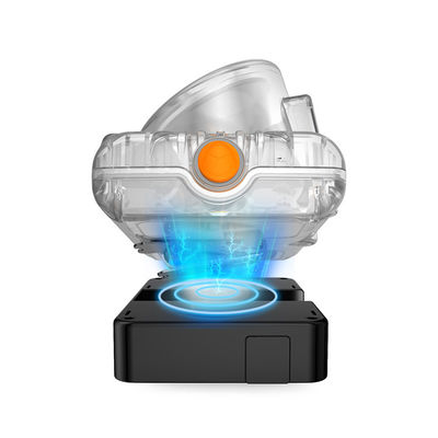 ATEX Disetujui KL6LM 15000Lux IP68 Waterproof Cordless Mining Cap Lamp Lampu Penambang LED