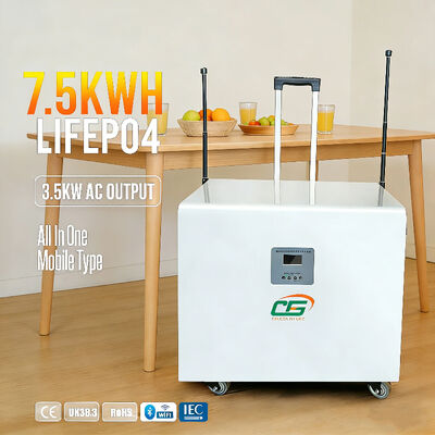 BH-7.5KWH All in One Portable Power Station Sistem penyimpanan baterai 7.5 kwh 51.2v 3.6Kw Lifepo4 Baterai