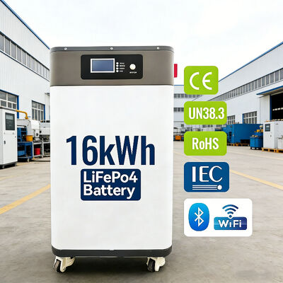 16KWh LiFePO4 Split Grade a Baterai NK006 51.2V 314Ah 10KW Inverter Tenaga Surya Penyimpanan Energi Rumah dengan Smart BMS