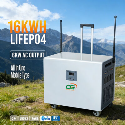 BH-16KWH All-in-one Series 15KWH Baterai Mobile Solar Powered Portable Industrial Power Bank Station PV untuk mengisi kendaraan