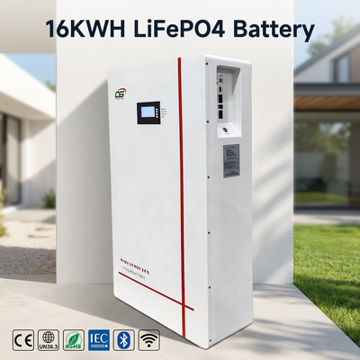 BG02 10kWh 51.2V LiFePO4 Solar Battery Storage Pack. Sistem BMS Cerdas.
