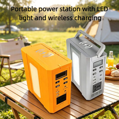 Grosir Mini 300W Solar Generator LiFePO4 Ponsel Pembangkit Listrik Pengecasan Cepat Daya Cadangan untuk Outdoor Camping Hiking