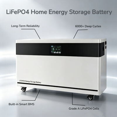 Baterai Lithium 51.2 400Ah 20kwh Tipe Terpisah Penyimpanan Energi Rumah Baterai Byd Lifepo4 untuk Kemunculan Rumah