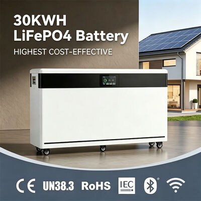 Baterai Lithium 51.2 600Ah 30kwh Tipe Terpisah Penyimpanan Energi Rumah Baterai Byd Lifepo4 untuk Kemunculan Rumah