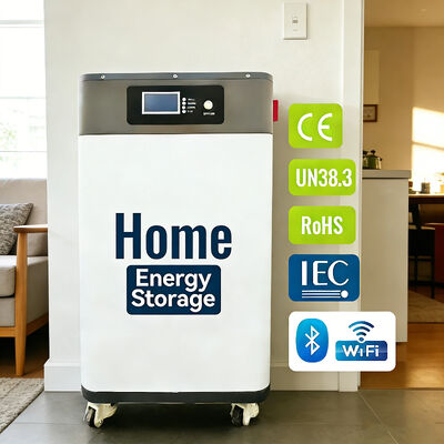 Kapasitas tinggi 15 KWh 51.2V LiFePO4 Baterai NK006 Baterai cadangan rumah surya Hidup siklus panjang 5 tahun Garansi
