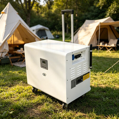 H-16KWH 5kw AC 16kwh 12kw Solar Lifepo4 Battery Outdoor Mobile Remote Type Station ESS Sistem penyimpanan energi