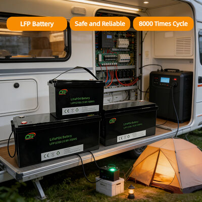 Baterai penyimpanan Lifepo4 ringan12.8v 50-400ah BMS Baterai Lithium Terlindungi Sel untuk Sistem Penyimpanan Energi Surya