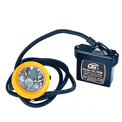10Ah Baterai Li-ion 25000Lux Output IP68 Waterproof Light Mining Light Penambang Head Lamp Lampu Cap Underground