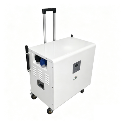 BH-16KWH 51.2v 16KWH All in One Lifepo4 Battery Energy Storage System Solar Mobile Power Station dengan Inverter terintegrasi 12kw