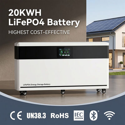 Bank Baterai Modular 51.2V 200A dengan Sel LiFePO4 BYD Blade dan 8000+ Siklus untuk Penyimpanan Energi Rumah