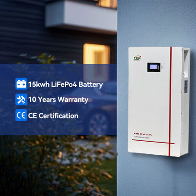 BG03 51.2V 100A 200Ah 10kWh Baterai LiFePO4 Pasang Dinding dengan Sistem Penyimpanan Energi Rumah BMS