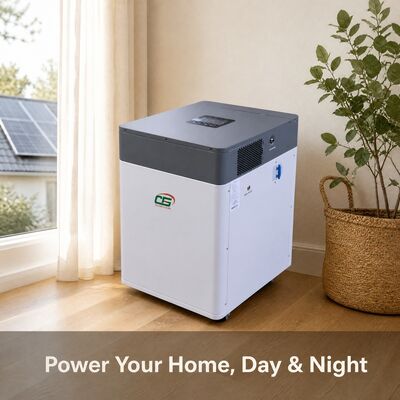 Residential Solar Backup Power NK005A 6KW All-in-One Inverter 15KWh 300Ah LiFePO4 Baterai Pack dengan Komunikasi CAN dan BMS